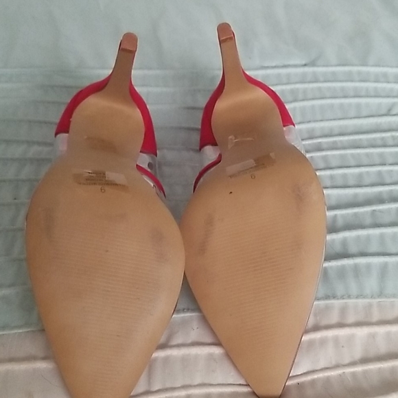 EXPRESS RED AND CLEAR PUMPS - Picture 4 of 4